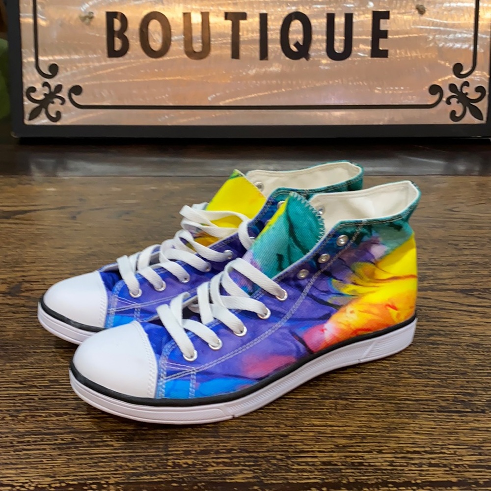 For U Designs Women’s Tie Dye Sneakers Size 39